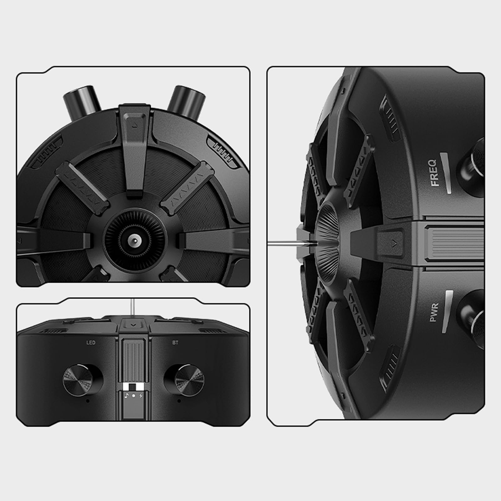 Weytoll Coil-Testlass Coil, Altoparlanti, Lettore Musicale BT per Esperimenti Scientifici, Lezioni di Studenti, Decorazione della Casa (Plug)