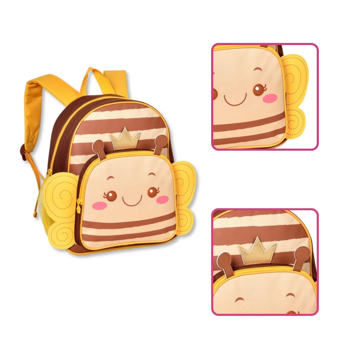 Mochila e Lancheira Escolar Infantil Meninas Borboleta e Abelinha (Marrom) em promoção! Veja a oferta e mais achadinhos de Mochilas escolares 3 Hoje é o melhor dia para comprar Mochila e Lancheira Escolar Infantil Meninas Borboleta e Abelinha (Marrom) com aquele preço maroto! Promoção! Aproveite a oferta! 3