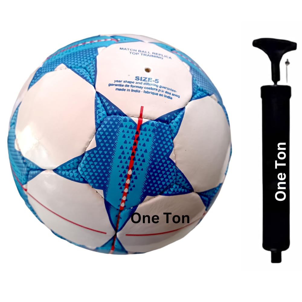 One Ton Champion League Star P.U. Football, Size 5 with Inflation Pump (Multicolour) (B0BD27DJF4) Amazon Price History, Amazon Price Tracker