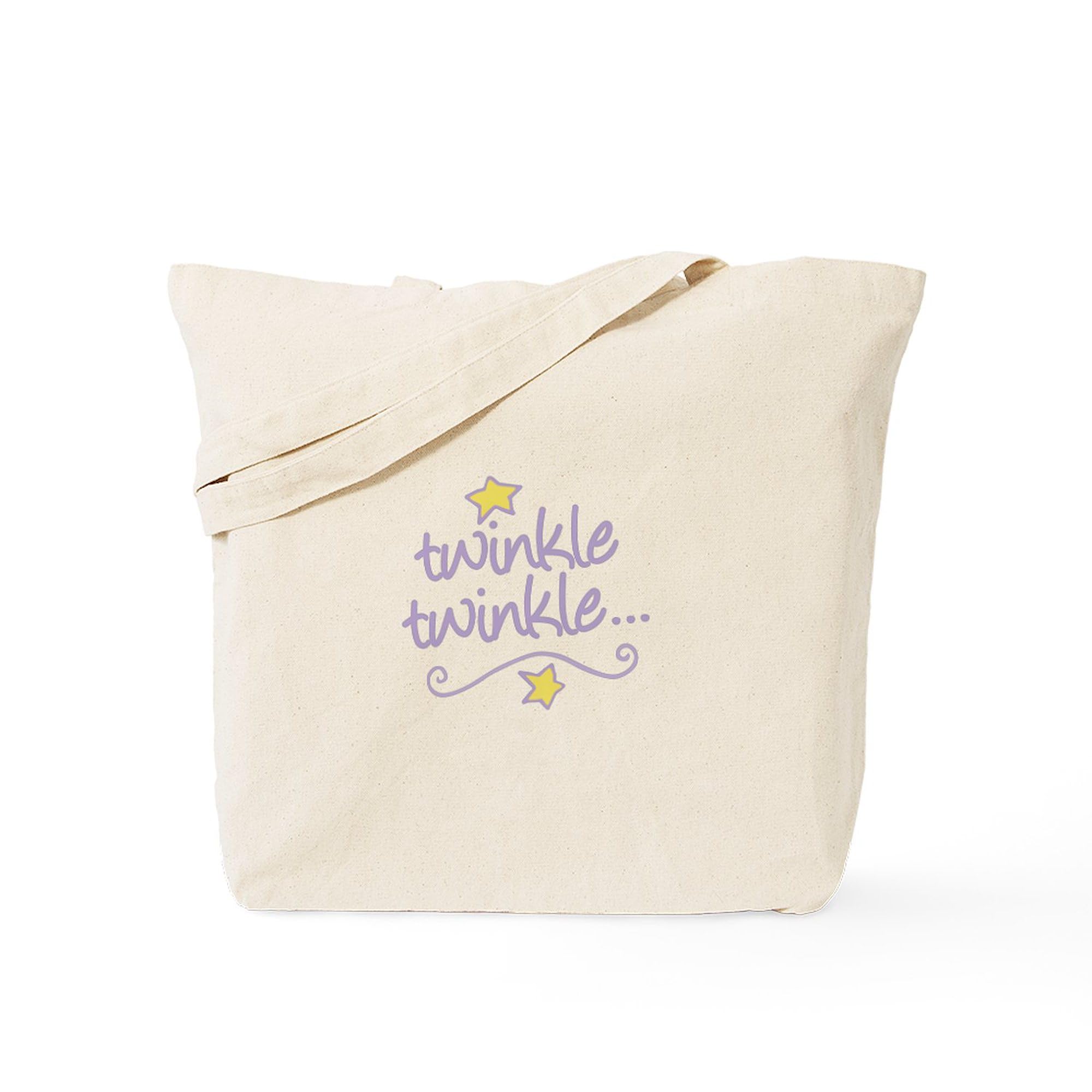 CafePressTwinkle Twinkle Tote Bag Natural Canvas Tote Bag, Reusable Shopping Bag
