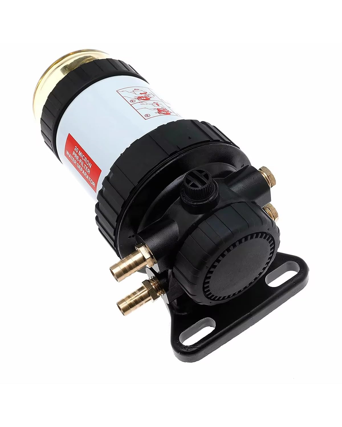 Para Conjunto De Filtro De Combustible FM100 Series 3780931M1 30 Micras | Reemplaza a BF7783-D, incluye 2 accesorios y 2 enchufes.