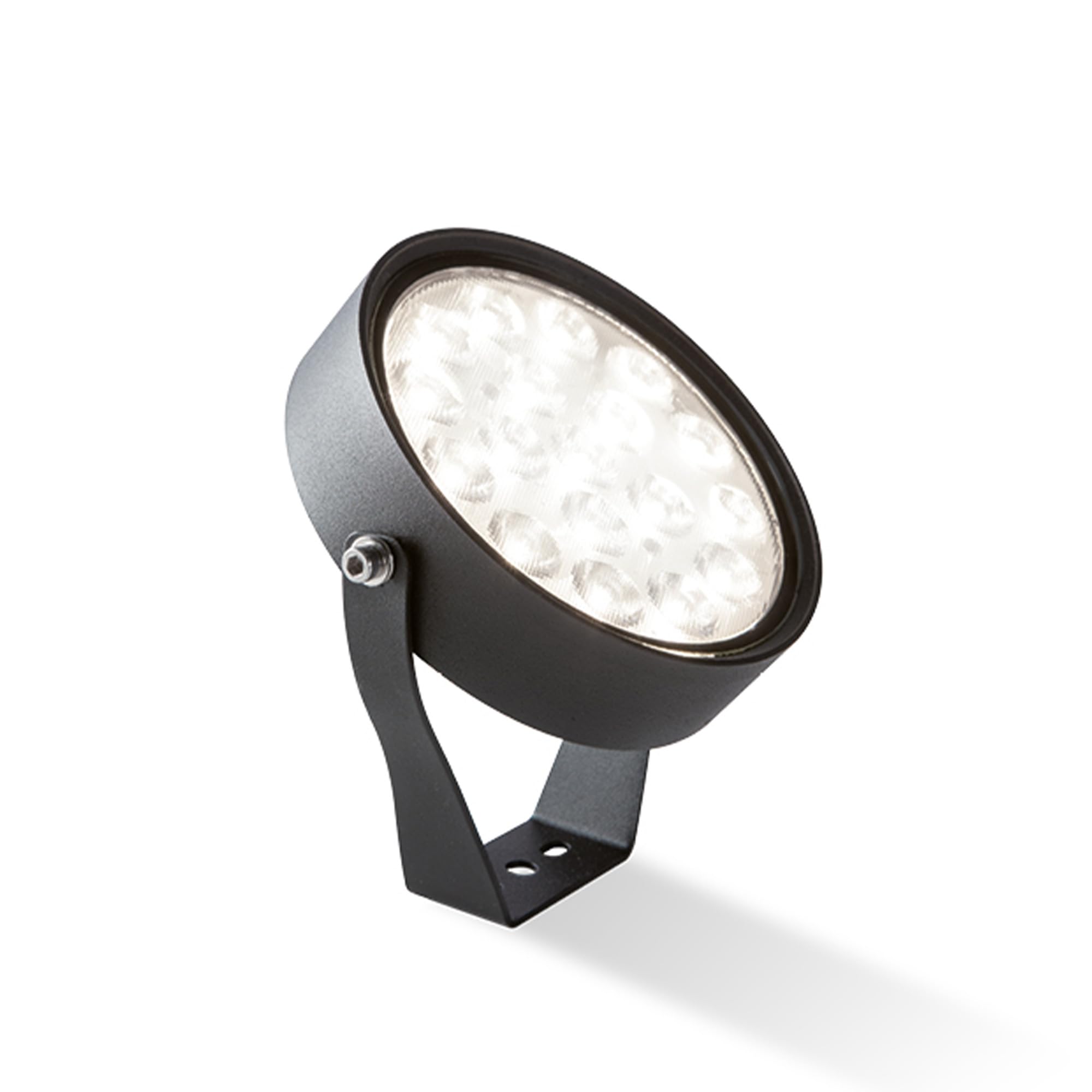 Sicignano x6 Ciak Faretti con Picchetto LED 15W, Grafite, Alluminio Pressofuso, 25°, IP65, 4000K, per Esterno