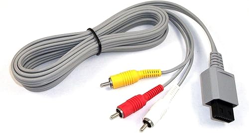 Miniatura 6 de WICAREYO Adaptador de fuente de alimentación Cargador de enchufe de EE. UU. Adaptador de corriente con audio y video AV RCA Cable compuesto de video