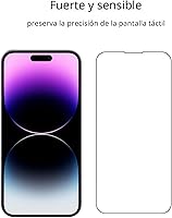 Vista 5 de Ailun Protector de Pantalla para iPhone 14 Plus/iPhone 14 Pro Max [6.7 Pulgadas] Pantalla 3 Unidades Vidrio Templado, Protección de Sensor