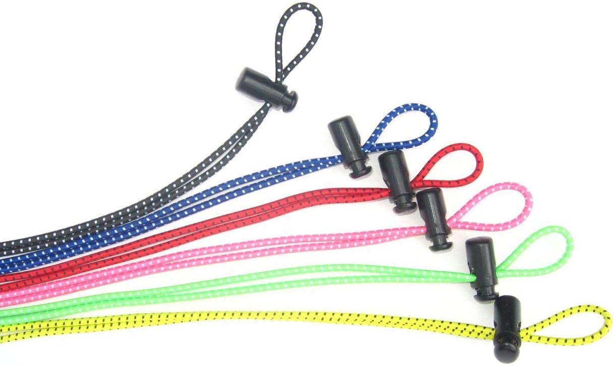 Kemp USA Bungee Cords in Lime Green and White