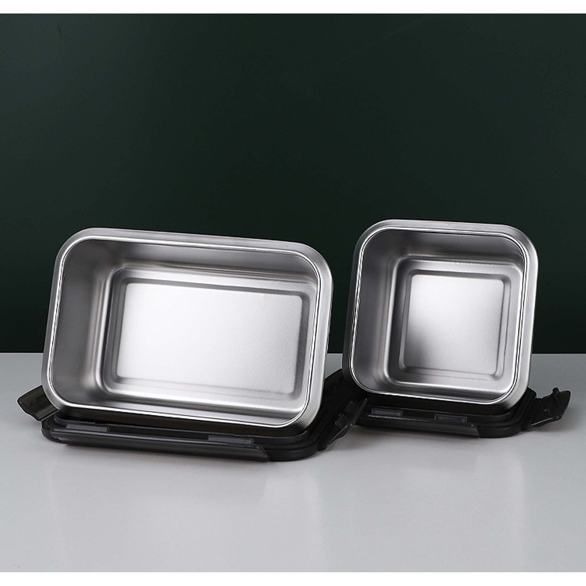 316 Edelstahl-Lunchbox Outdoor-Lunchbox (Größe: S 2800 ml) (R 2000 ml)