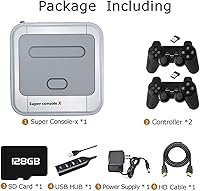 Vista 7 de Kinhank Super Console X - Consolas de juegos retro integradas en más de 95,000 juegos clásicos, compatibles con PS1PS2PSPMAME, consola