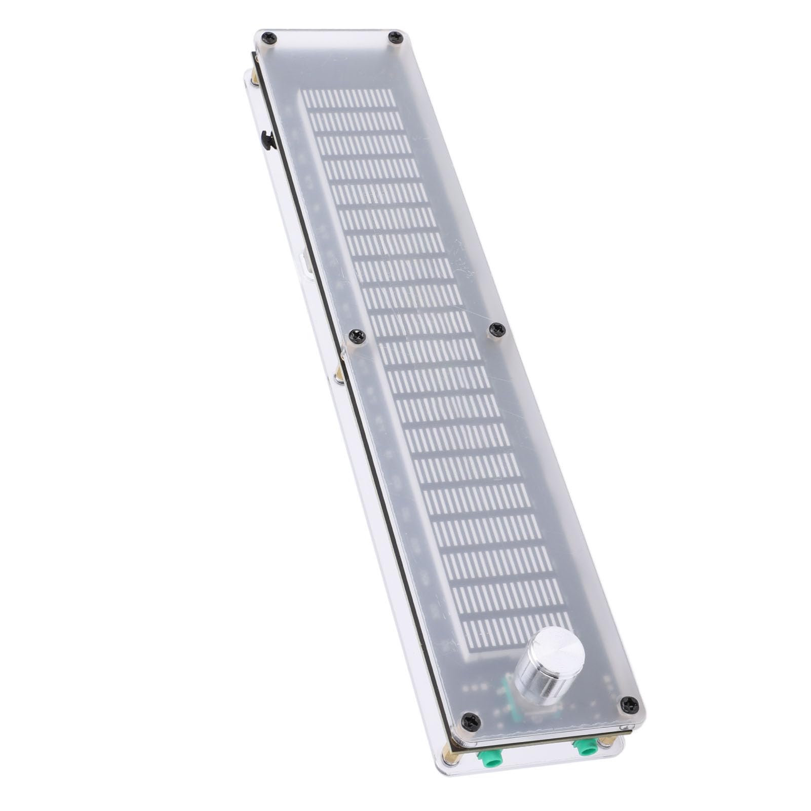 Égaliseur Musical LED 15 Bandes Stéréo Double Affichage Graphique Temps Réel Processeur Arm Compatible with Systèmes AGC Sensibilité Élevée