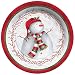 C.R. Gibson 8 Count Winter Berry Snowman Paper Dinner Plates