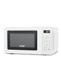 0.7 Cubic Foot Microwave with 10 Power Levels, Small Microwave with Pull Handle, 700W Countertop up to 99 Minute Timer and Digital Display, White