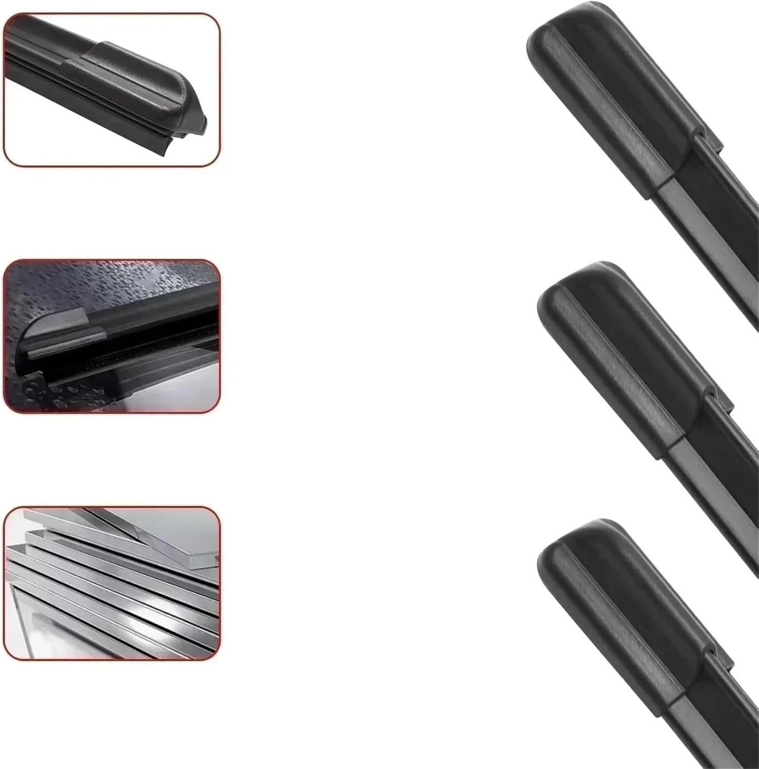 Car Windshield Wipers For Toyota For Corolla For E140 E150 E15 2006-2013 Front Windshield For Hybrid Wiper Blades Windscreen Accessories Wipers Set