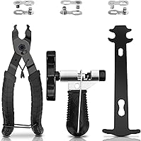 Vista 1 de Bike Link Plier，Chain Break Separator, Chain Checker, 3 Pairs Bicycle Missing Links, Bike Link Opener Closer Plier Chain Cutter Connector Wear