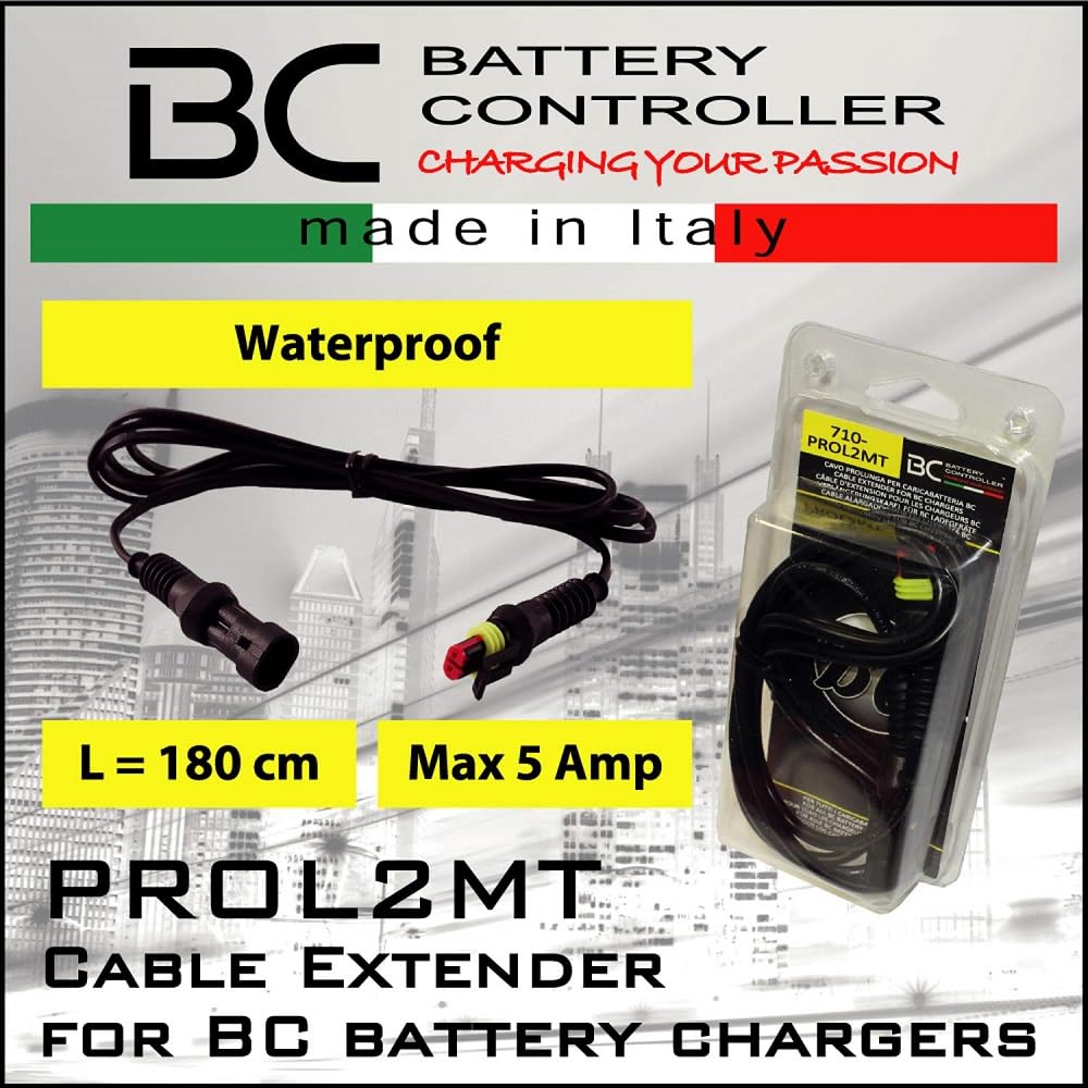 BC Battery Controller 8059070587074 przedłużacz do ładowarek akumulatorowych, długość 2 m