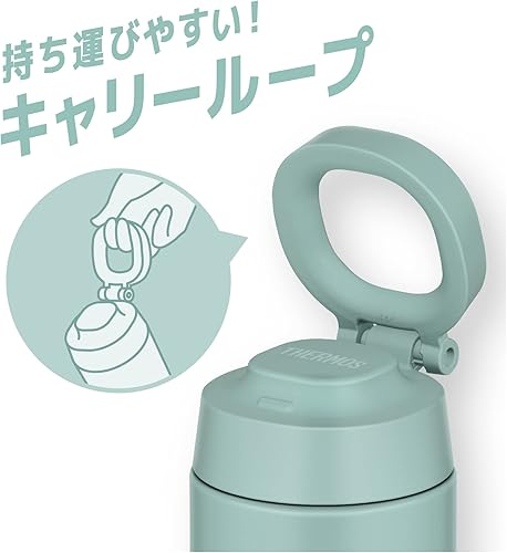 Miniatura 4 de Thermos JOO-500 MG Vacuum Insulated Portable Mug with Carry Loop, 16.9 fl oz (500 ml), Mint Green