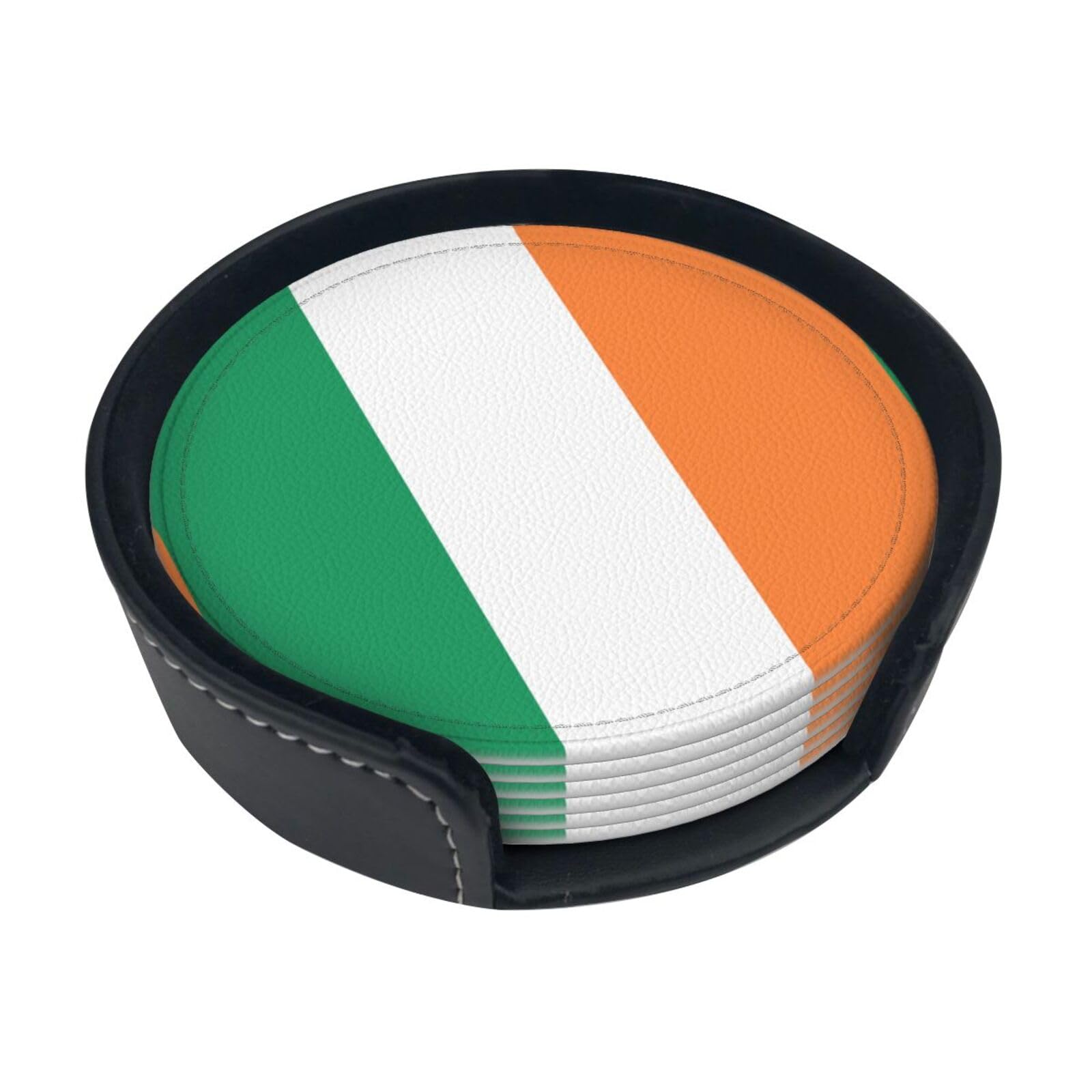 Dessous de verre drapeau irlandais pour apéritif réussi en lot de 6