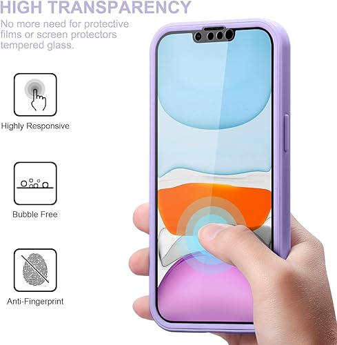 Miniatura 3 de Eouine Funda de teléfono para Oppo A74 5G  Oppo A54 5G  A93 5G de 6.5 pulgadas con protección de pantalla, resistente 360 de cuerpo completo a