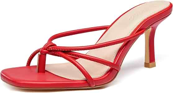 Amazon.com | LAICIGO Women's Square Open Toe Flip Flops
