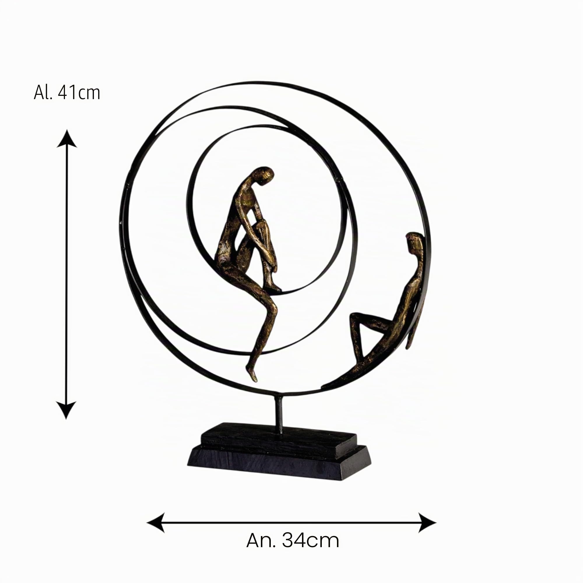 Casablanca Escultura 'Patience', 34 x 41 cm, Bronce