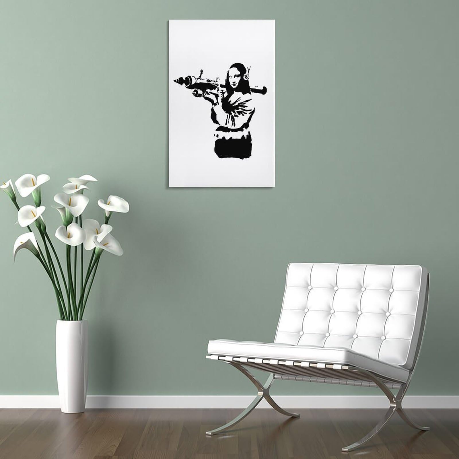 Amazon.co.jp: バンクシー・モナリザ・ロケットランチャーの 芸術