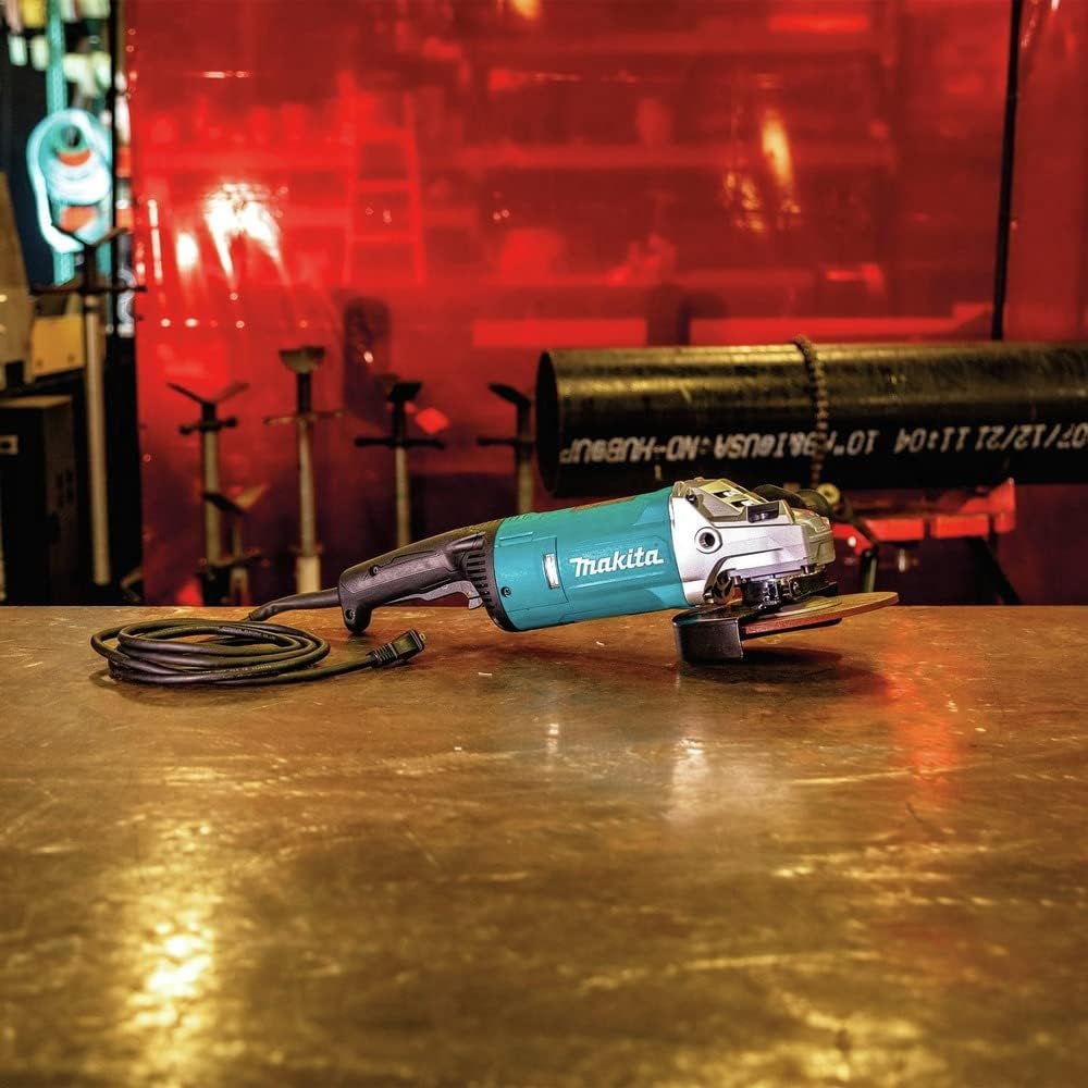Makita GA7082 7" Angle Grinder, with Lock-On Switch