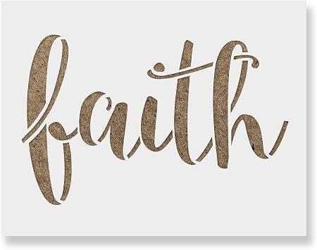 Faith Stencil - Faith Stencils, Craft Art that Resonates with Biblical Teachings