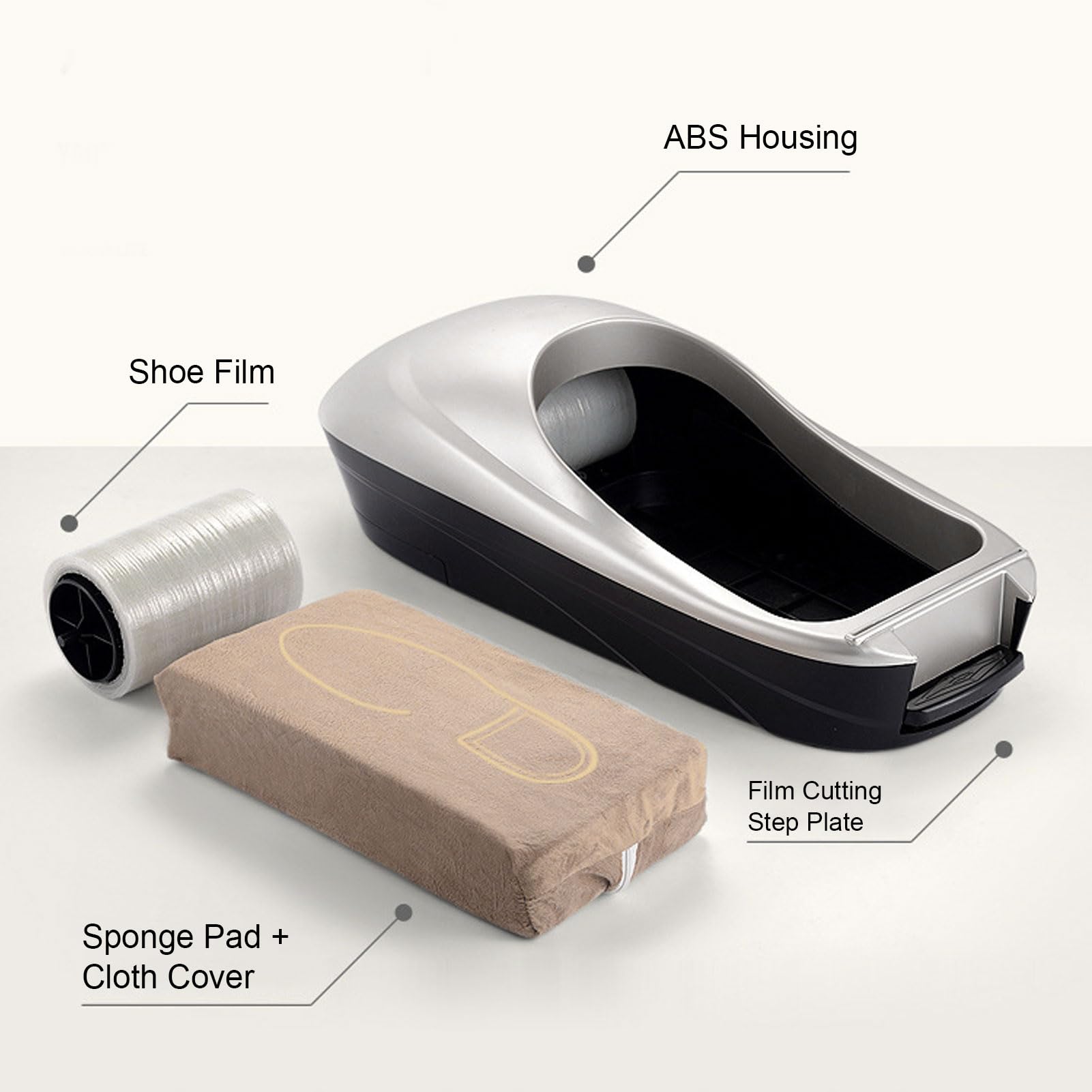 Copriscarpe Automatico Dispenser Automatico di Pellicola per Scarpe Ospite Protezione per Pavimento per Macchina Protezione per Pavimento per la Casa