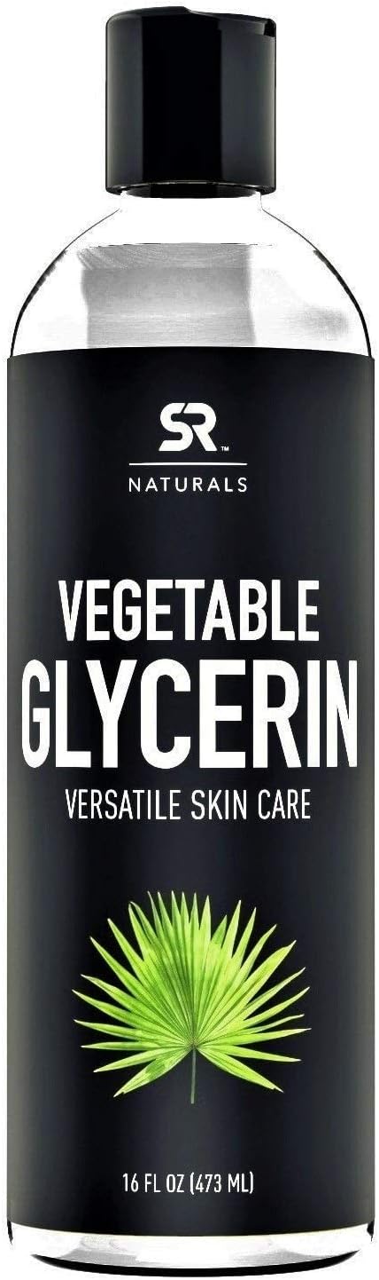 Sports Research Best Pure Vegetable Glycerin 16oz. Non-GMO, USP Grade - Amazing Benefits for Hair & Skin - Excellent Emollient Qualities