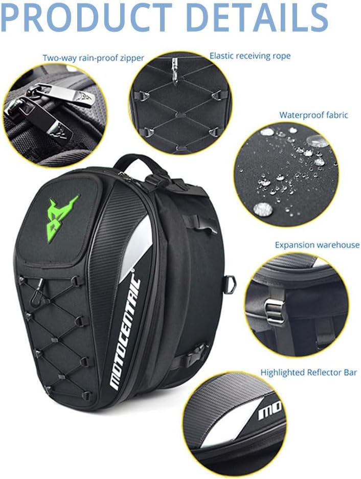 HEROBIKER Motorcycle Bag Waterproof Motorcycle Tank Bag Motorcycle Backpack Multi-functional Tail Bag Luggage 4 Colour