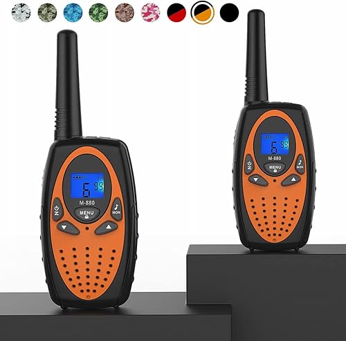 Topsung M880 FRS Walkie Talkie de largo alcance con clip para cinturón VOXmanos libres Walki Talki con cancelación de ruido para mujeres niños M880 Topsung M880 FRS Walkie Talkie de largo alcance con clip para cinturón VOXmanos libres Walki Talki con cancelación de ruido para mujeres niños M880
