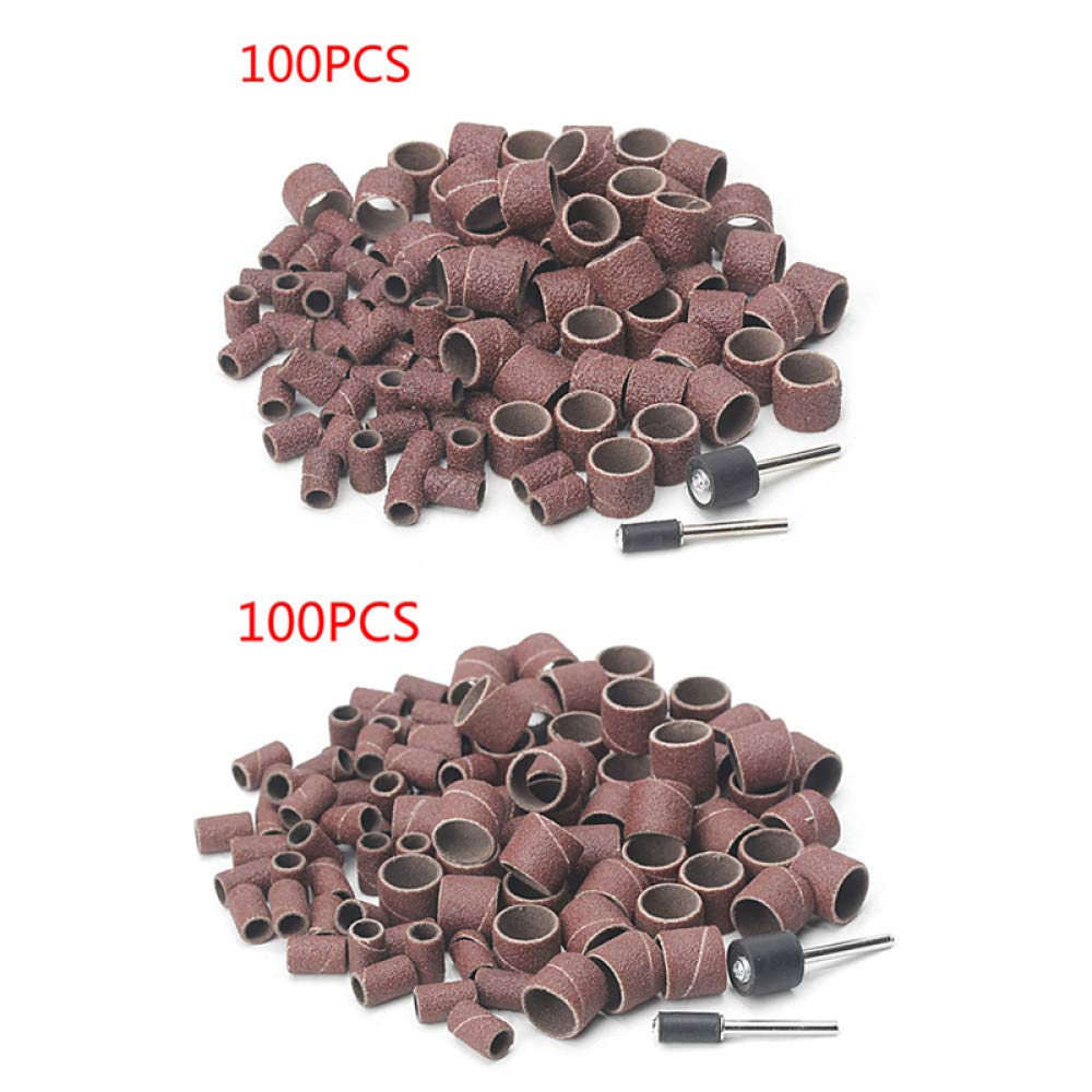 100pcs 1-2 Ponçage à Tambour Polissage Bande Abrasif 2x Mandrin Pr 100pcs 1-2 Ponçage à Tambour Polissage Bande Abrasif 2x Mandrin Pr