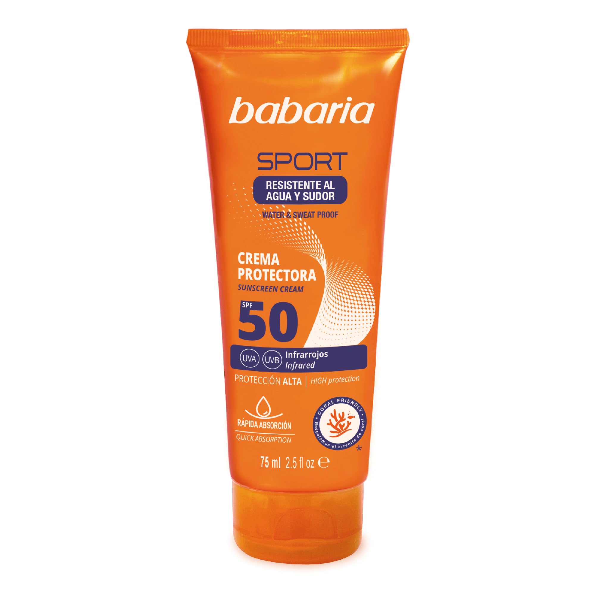 Babaria Sport Sun Cream Spf50 75Ml