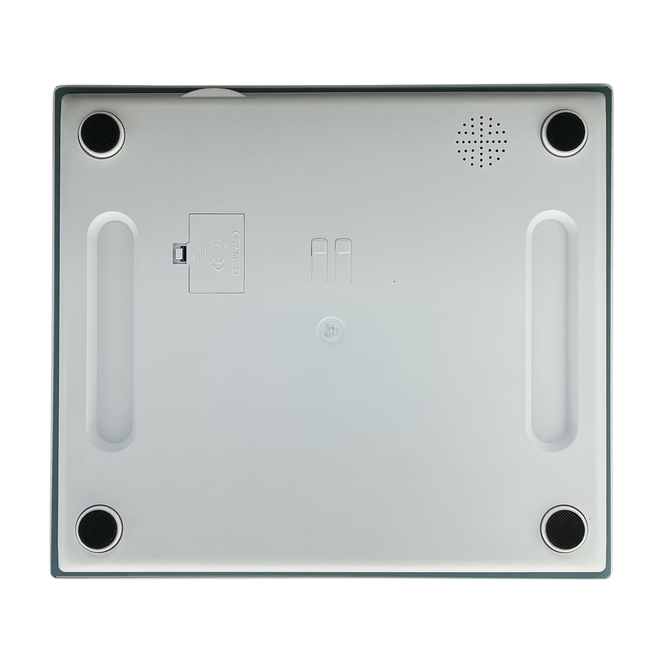 Taylor Báscula de baño digital extra ancha extra alta de 500 libras para peso corporal, alta precisión precisa y plataforma ultra ancha, máquina de pesaje digital para personas, fácil de leer, azul