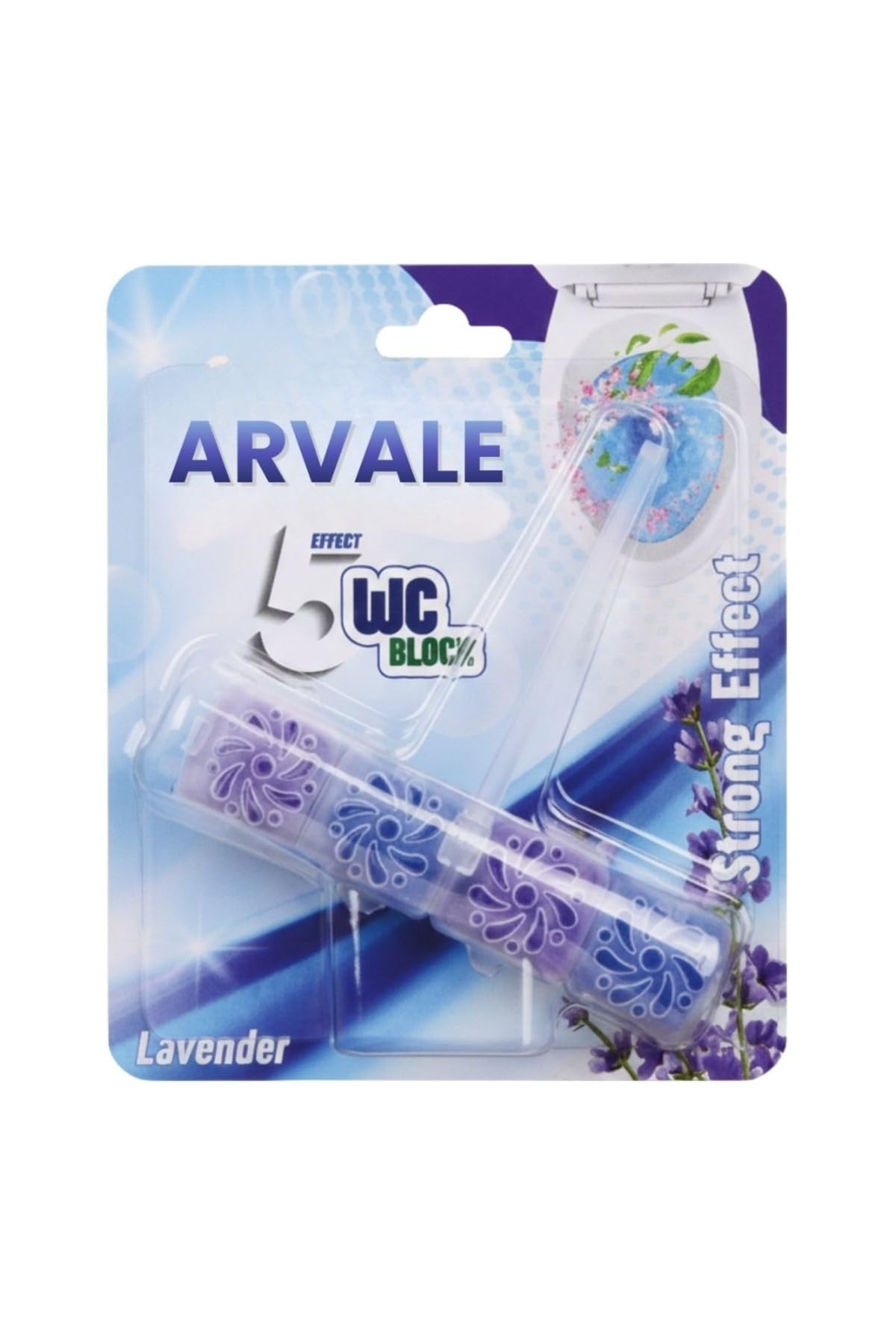 1 Adet FreshGuard Klozet Bloğu – Lavanta Kokusu Blok | 1 x 55 gram