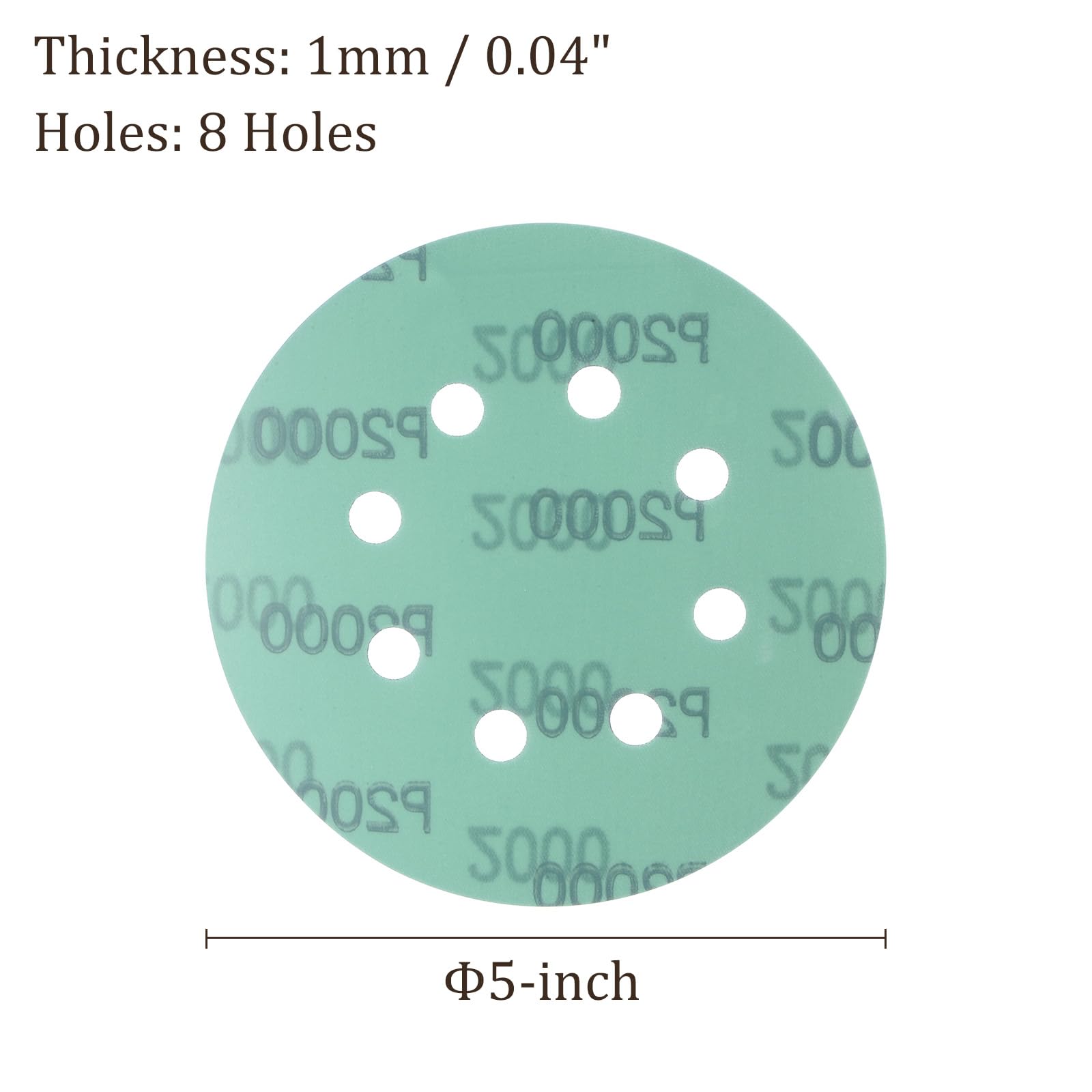 Kozelo 15pcs Green Film Sanding Discs - Image 3