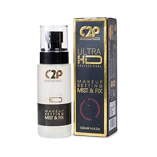 C2P Pro Makeup Fixer Spray After Makeup - 120ml | Mist & Fix Long Lasting Setting Spray for Women | Hydrating & Sweat Control | For All Skin Types | Vegan & Paraben Free