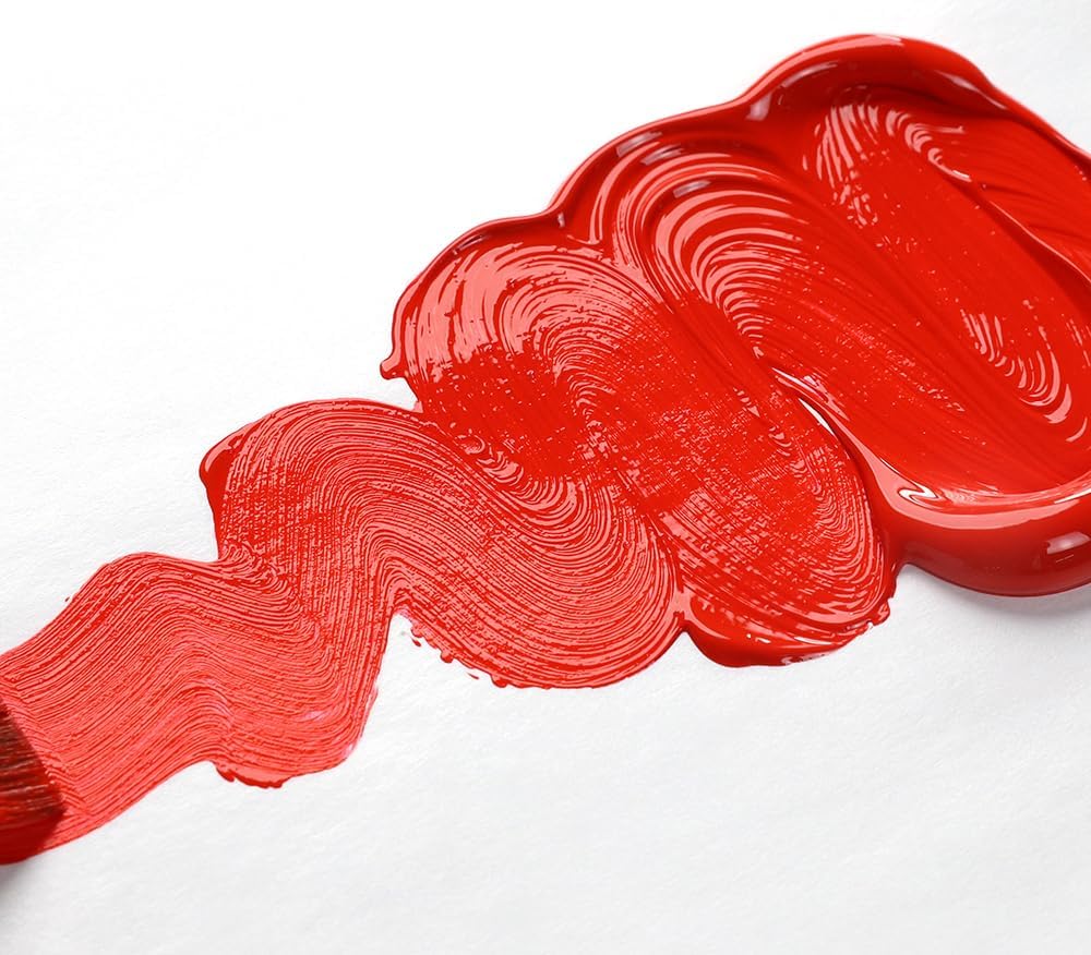 GOLDEN OPEN Slow-Drying Acrylics, Naphthol Red Light, 2 fl oz. tube, Professional Acrylic Paint, Semi-Opaque