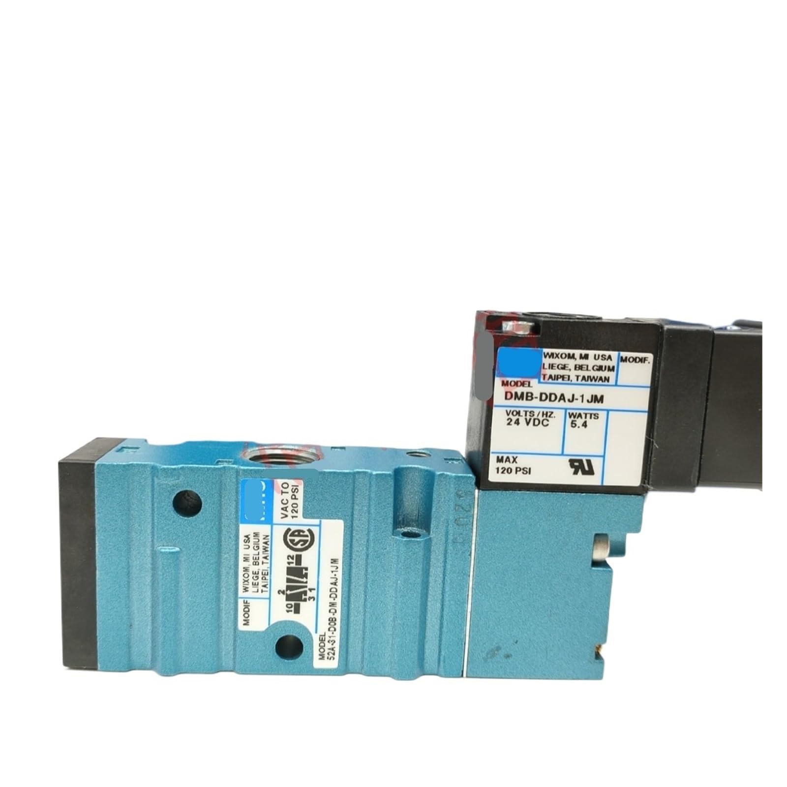 ELZNSQQK Solenoid Valve 52A-31-D0B-DM-DDAJ-1JM