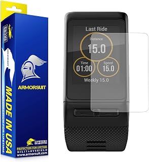ArmorSuit Garmin Vivoactive HR Anti-Glare Screen Protector (2 Pack) Full Coverage MilitaryShield Screen Protector compatible with Garmin Vivoactive HR - Matte Anti Bubble Film
