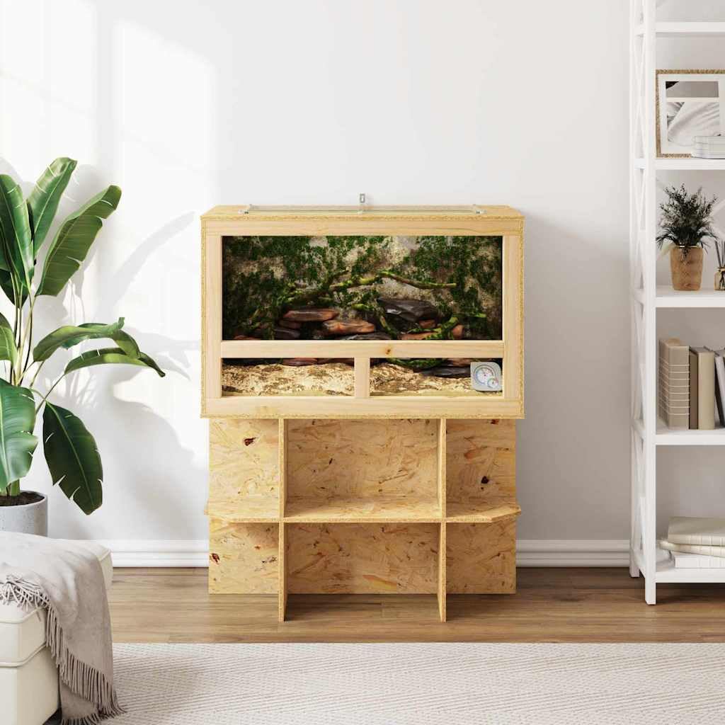 Générique Terrarium Marron 80 x 50 x 100 cm OSB,Articles pour Animaux de Compagnie,Accessoires pour Reptiles & Amphibiens,Terrariums pour Reptiles et Amphibiens,Marron,28.9 KG,3397886