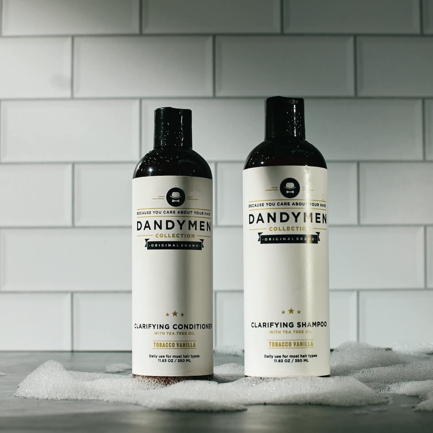 Dandymen Clarifying Shampoo & Conditioner Tea Tree Oil 11.83 oz Duo