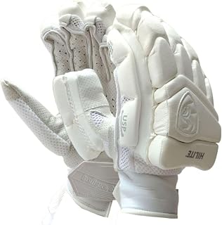 SS Hylite Right Hand Cricket Batting Gloves for Youth Premium Leather Palm Lightweight Protection High Density Foam Padding Durable and Comfortable Design