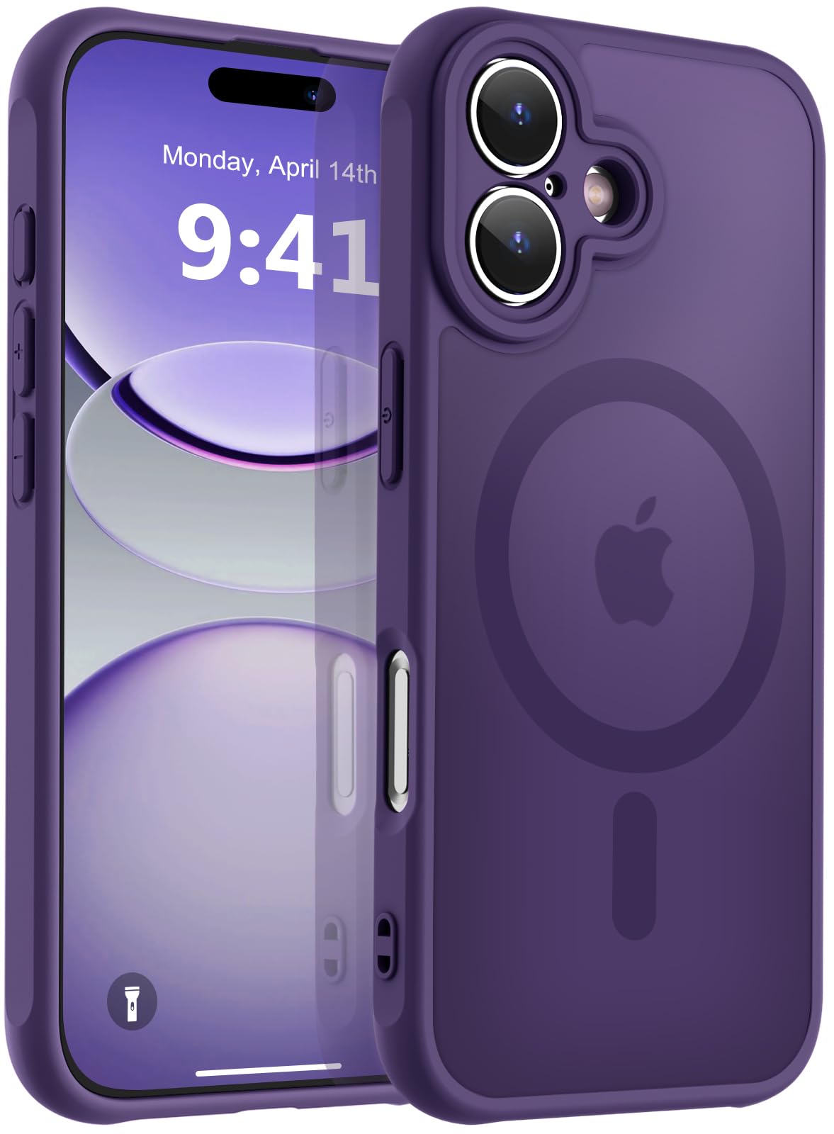 MOCCA Magnetic Shockproof for iPhone 17 Case,Deep Purple
