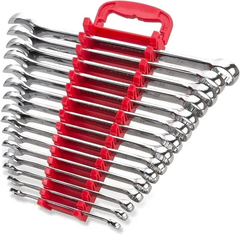 12-Pcs Wrench Spanner Set | Open End Torque Wrenches | Steel Spanner Tools for Auto Repair, Home Maintenance, Industrial Work, and Bicycle Repair | Suitable for Mechanics, DIY Projects, and Profession
