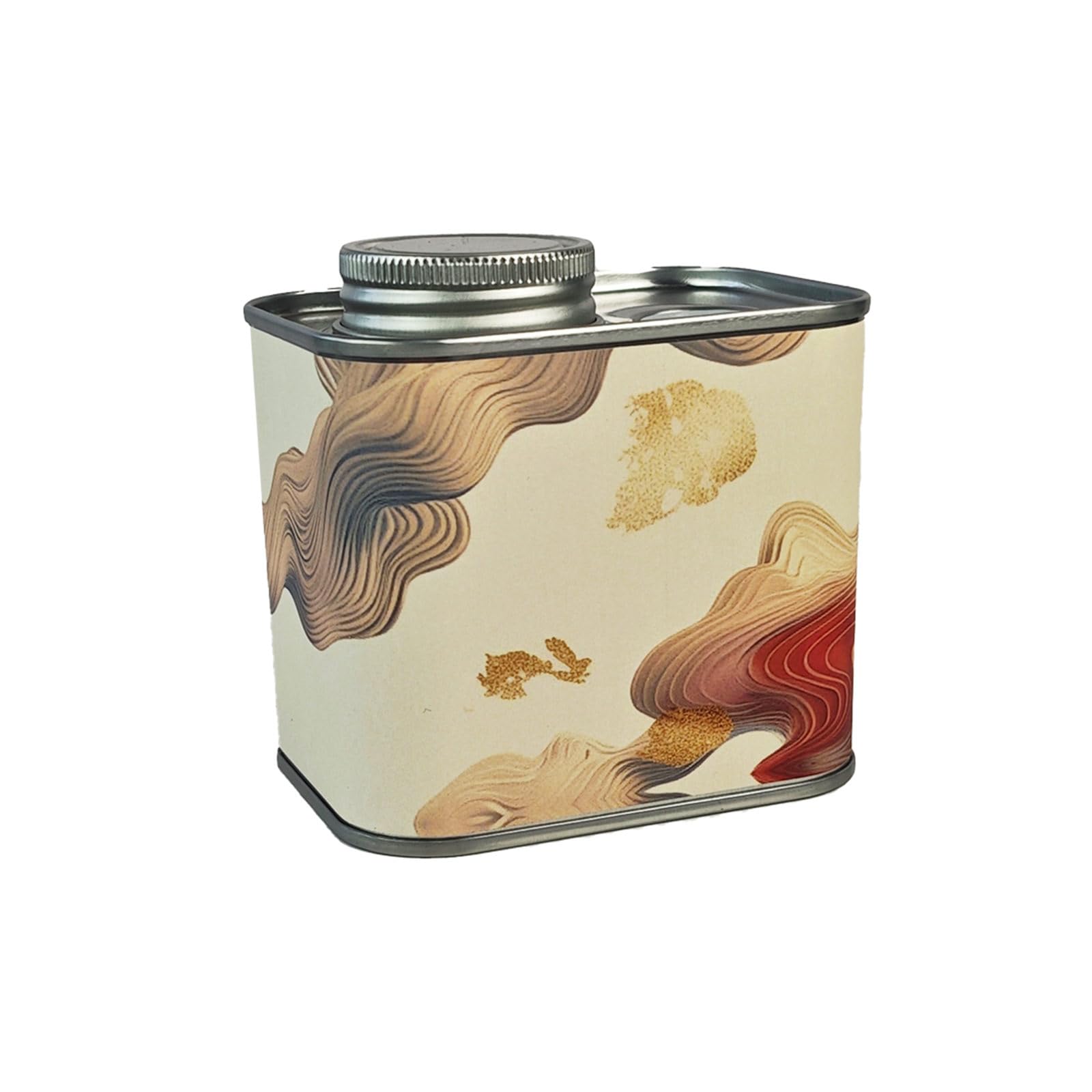 Xjdzineq Practical Kitchen Essential Airtights Coffee Canister Tinplate Texture with Freshnesses Trackings Kitchen Storage Jar Coffee Container