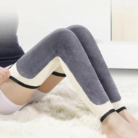 Men Women Knee Pads Winter Warm Thick Wool Protection Windproof Coldproof Thick Knee Gear Cycling Running Leg Sleeves