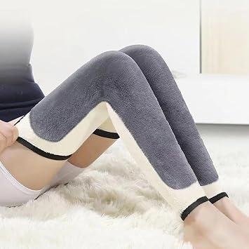 Men Women Knee Pads Winter Warm Thick Wool Protection Windproof Coldproof Thick Knee Gear Cycling Running Leg Sleeves