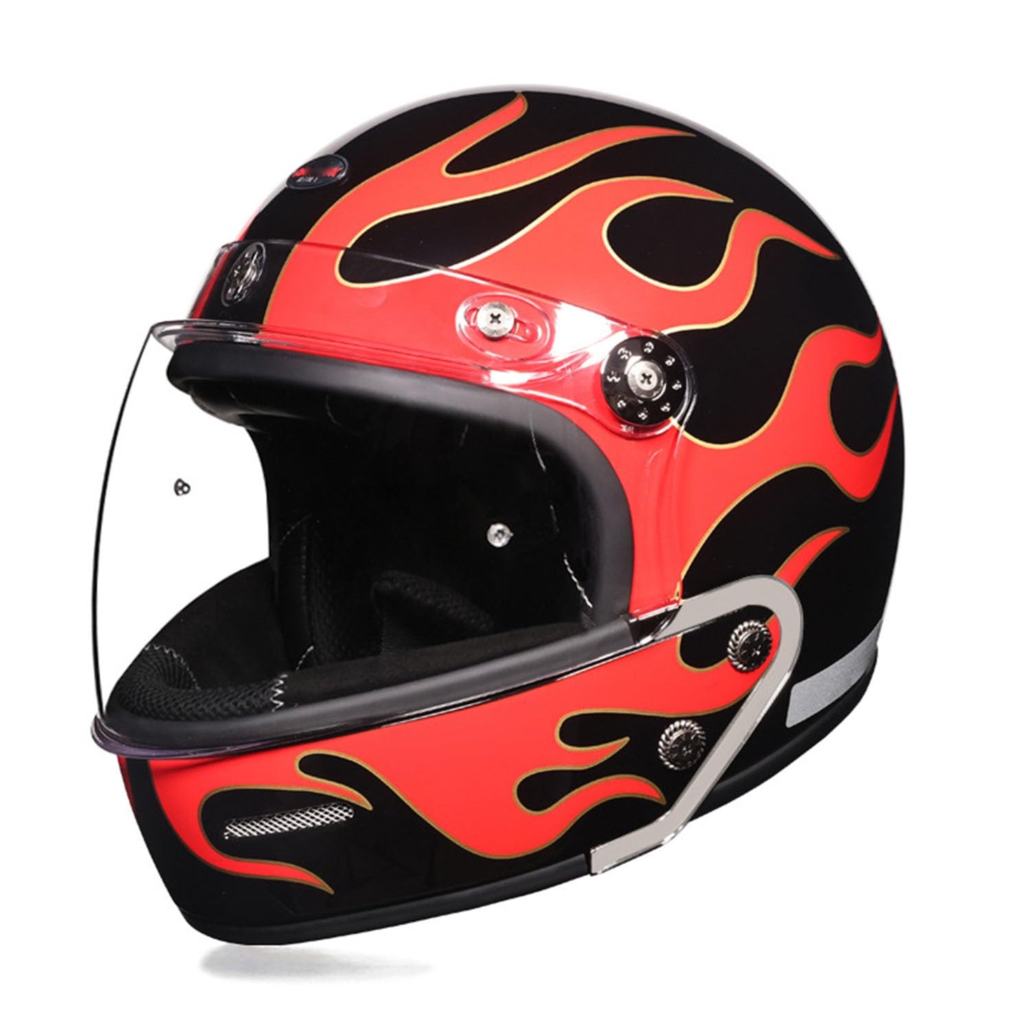 Casque moto homme homologué ECE en taille M pour scooter et custom