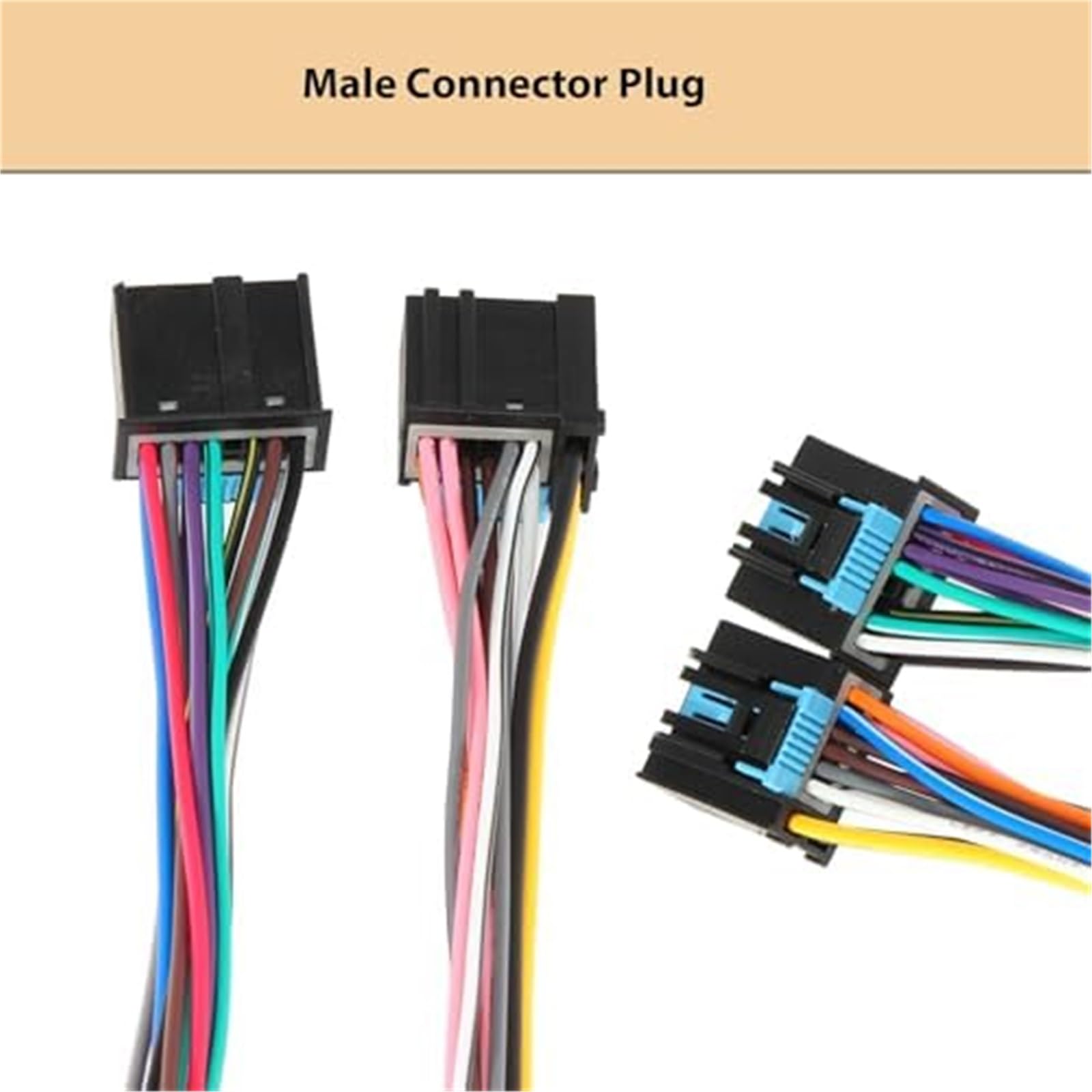 Fabryczny zapasowy adapter wiązki przewodów radia stereo OE, zamiennik, dla GM, dla GMC, dla Chevrolet Pontiac, dla Buick, 2006-2017 Wtyczka męska, nie, dla radia Add Kabel adaptera anteny sam