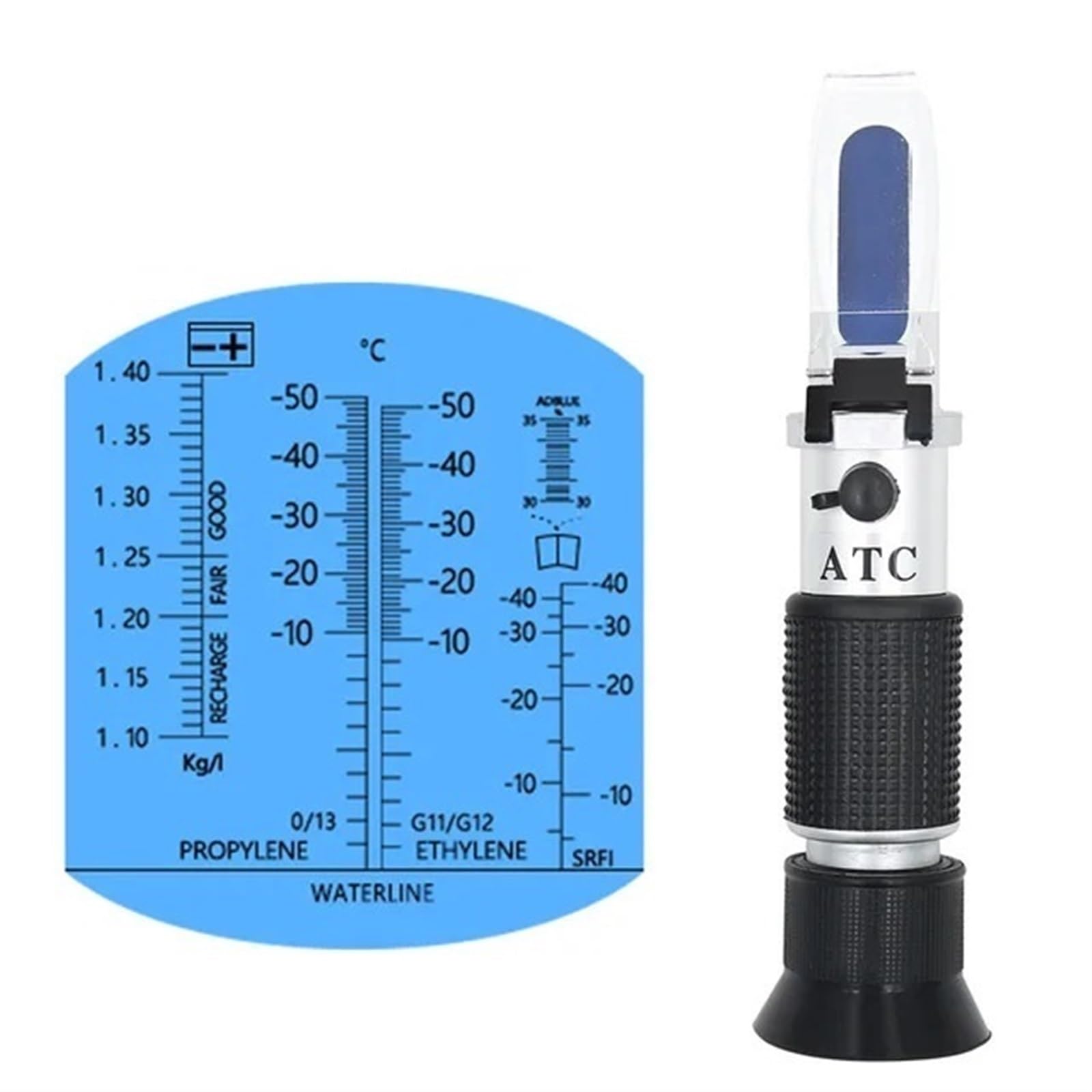 JVDDI Refractometer 4 in 1 Hand Held Car Refractometer Vehicle Urea Tester 30-35% With ATC For Manufacturers Large Fleet Retail