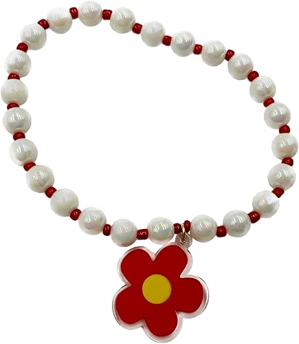 Miniatura 1 de Recuerdo de mascotas para perros y gatos -Collar de flores de perlas Aurora - Collar para mascotas (XL)